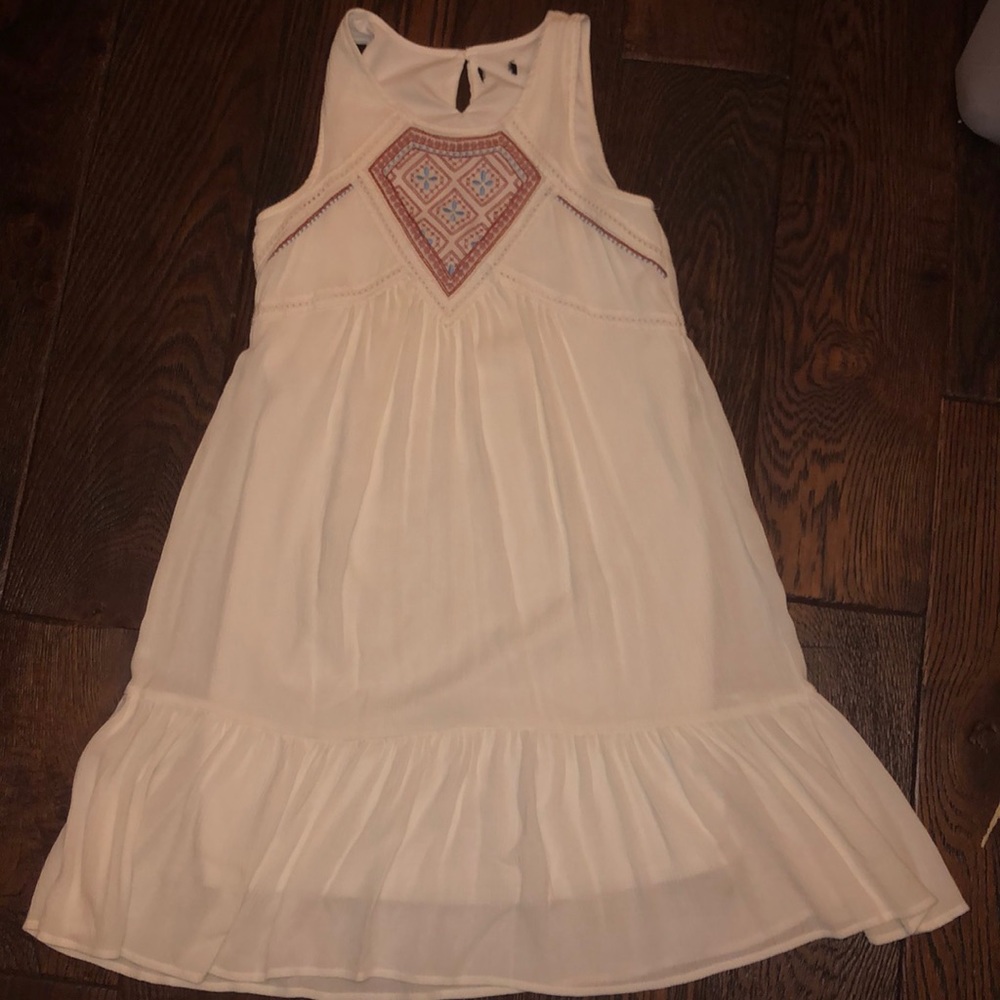 a knee length dress